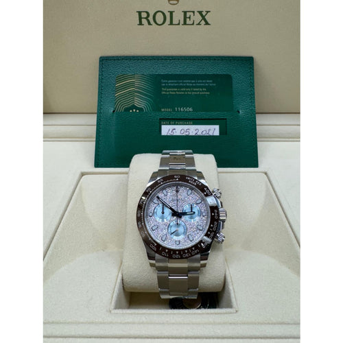 Pre-Owned Rolex Cosmograph Daytona Platinum Watch