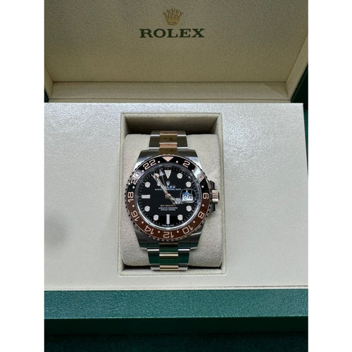 Pre-Owned Rolex GMT-Master II Rose Gold Rootbeer Watch