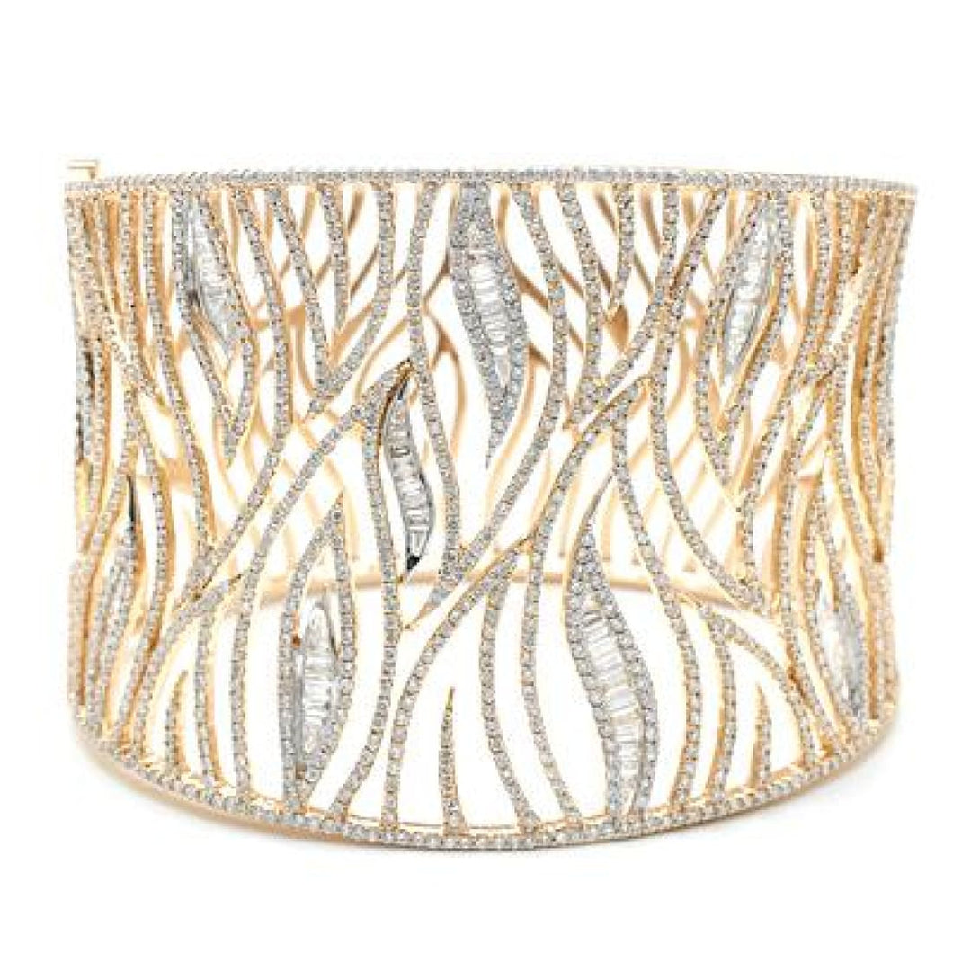 Baguette Diamond Bangle - Jewelry