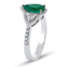 Load image into Gallery viewer, Diamond Emerald Ring - Jewelry
